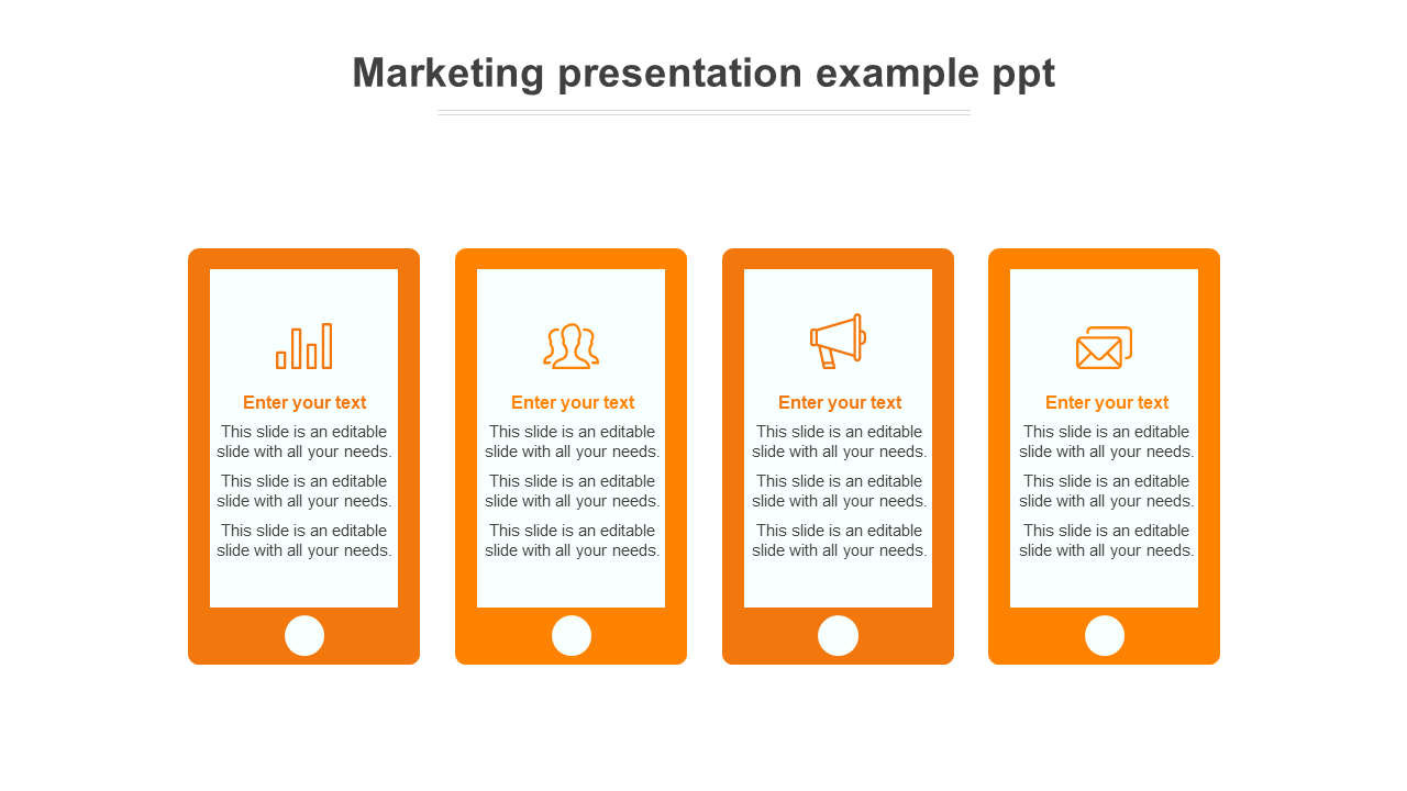 Free - Impressive Marketing Presentation Example PPT Templates